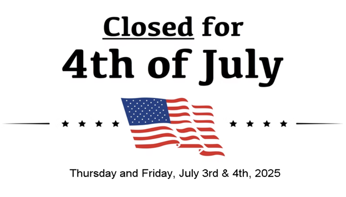 July 4th Closure
